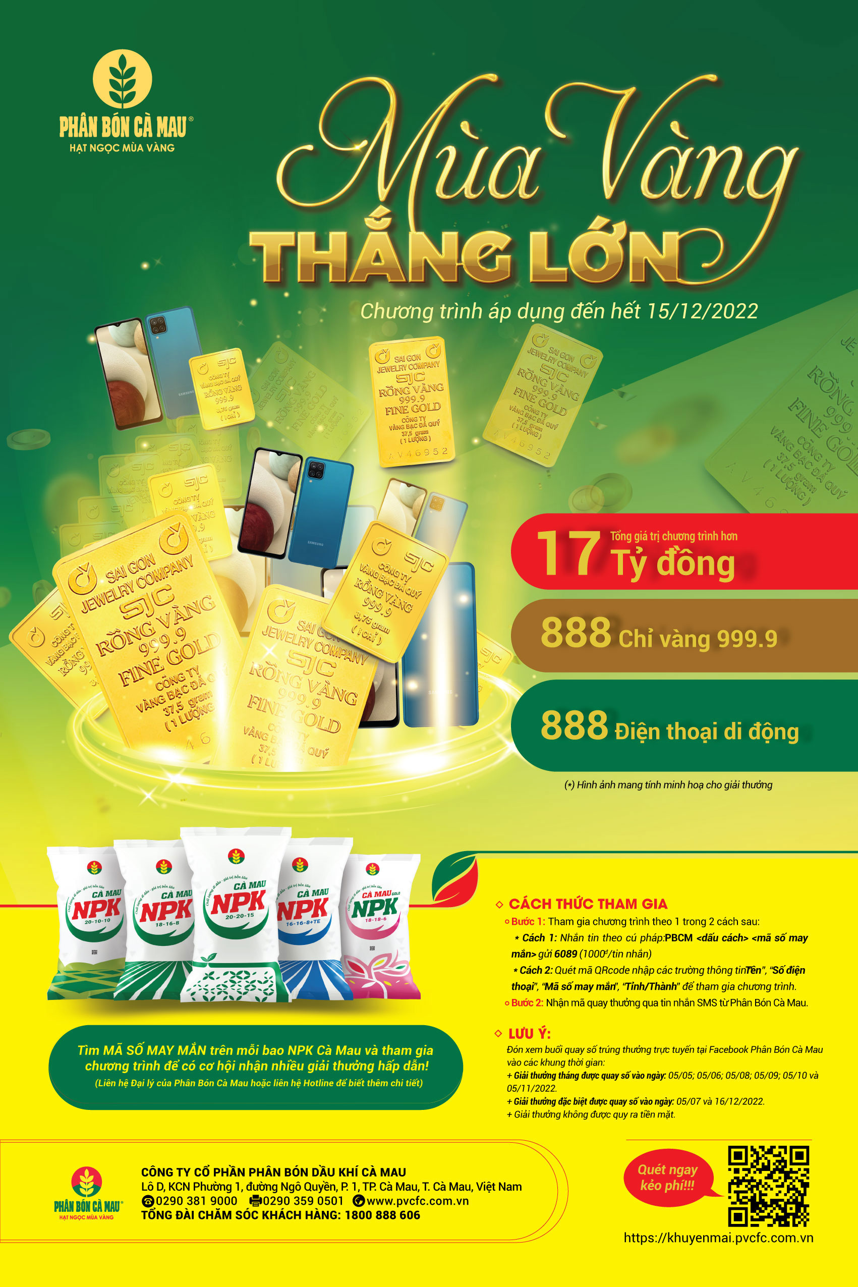 Thể lệ tham gia Mùa Vàng Thắng Lớn