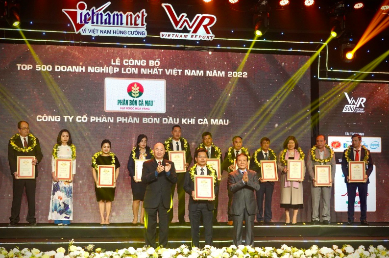 Phân Bón Cà Mau: Tiếp Tục Ghi Danh Top 500 Doanh Nghiệp Lớn Nhất Việt Nam Năm 2022
