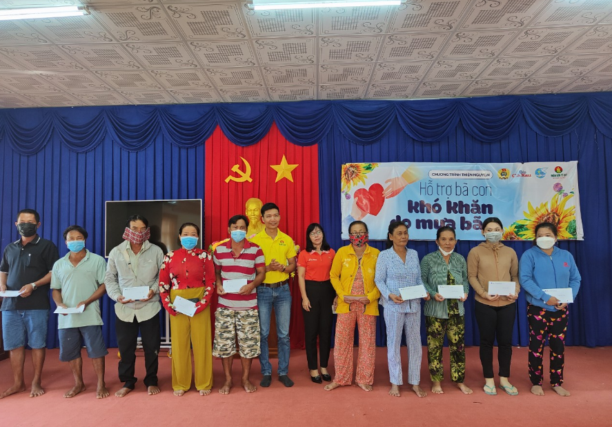 PVCFC trợ sức khắc phục thiệt hại do mưa dông